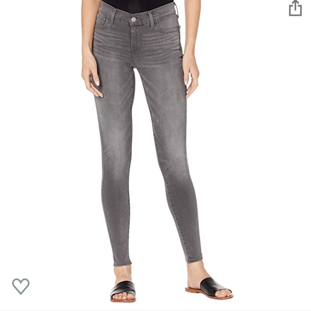 Levi’s 710 Super Skinny Jean in Grey